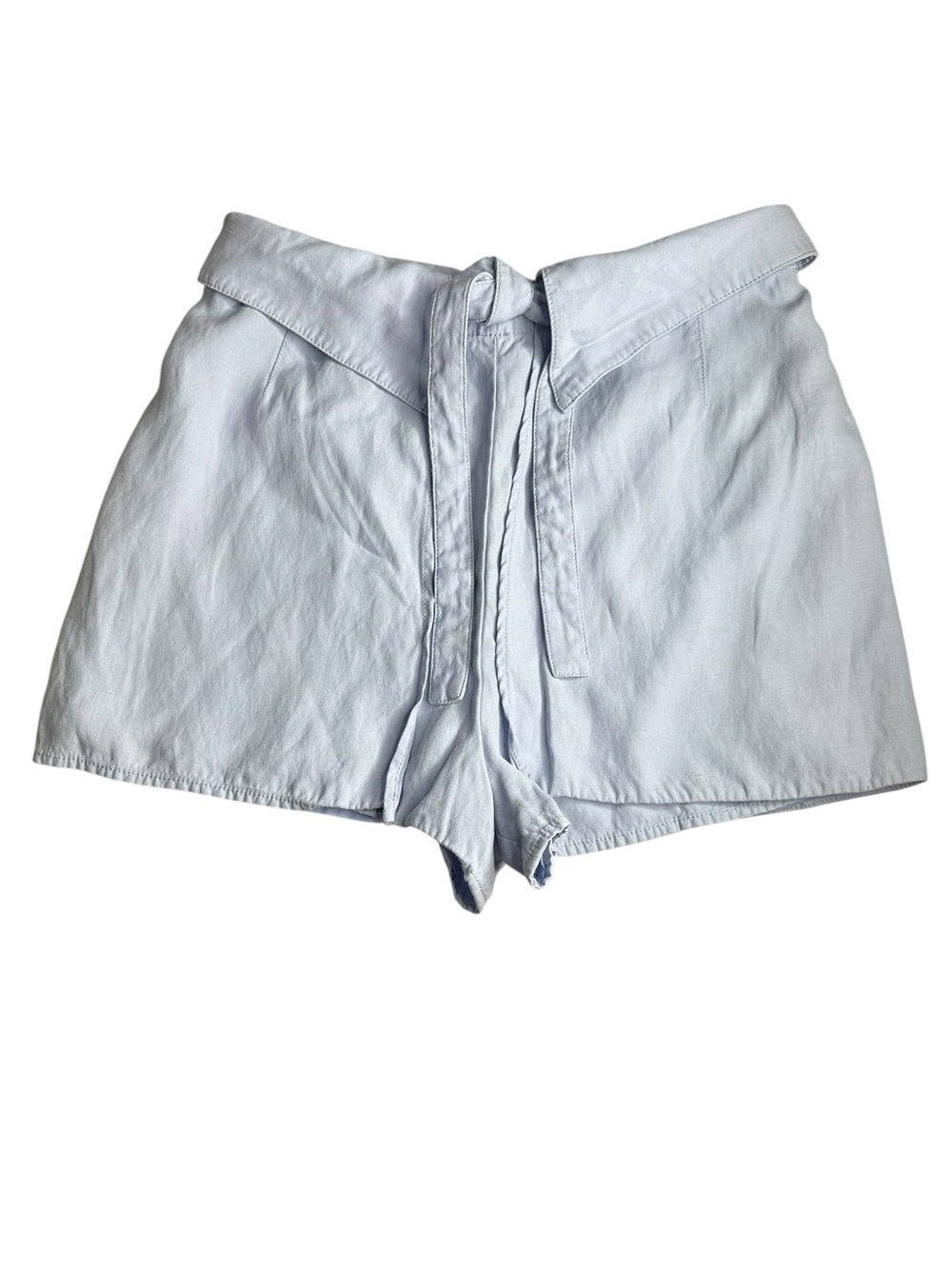 Derek Lam 10 Crosby Women’s  Belted High Waist Linen Blend Shorts. Size 10.